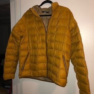 REI Yellow Puffer Men’s Large